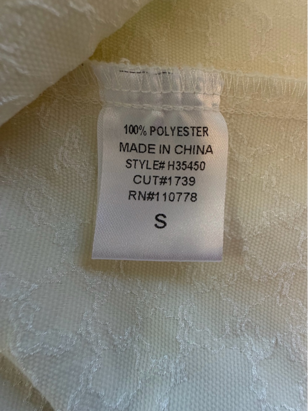 Anthropology blouse top cream ivory textured pearls size S - Picture 3 of 11